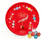 Lindt Lindor Mixed Chocolate Truffle Chocolate Can 900g in 2 boxes – perfect for sharing – Chocolate balls with a smooth, melt-in-your-mouth filling, red