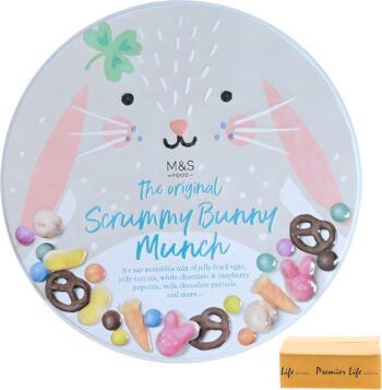 M&S  - The original Scrummy Bunny Munch Tin 500g in Premier Life Store Packaging（2 boxes）