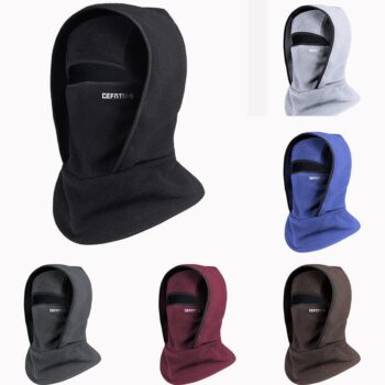 Defatu-S Winter Warm Balaclava, All-In-One Hat Scarf Ear Cover, Soft & Comfortable Outdoor Windproof Neck Warmer for Men & Women, Motorcycle Skiing Fishing, Windproof Face Mask