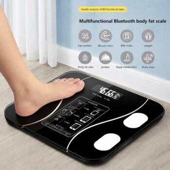 Bluetooth Smart BMI Digital Bathroom Scale 180kg Wireless Weight Scales for Health Monitoring