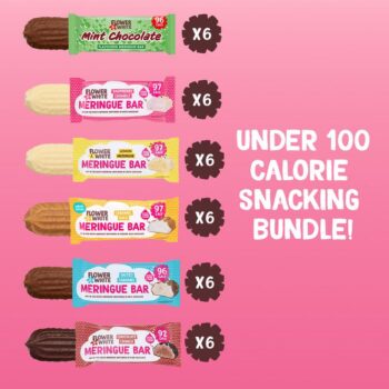 Flower & White Under 100-Calorie Snacking bundle